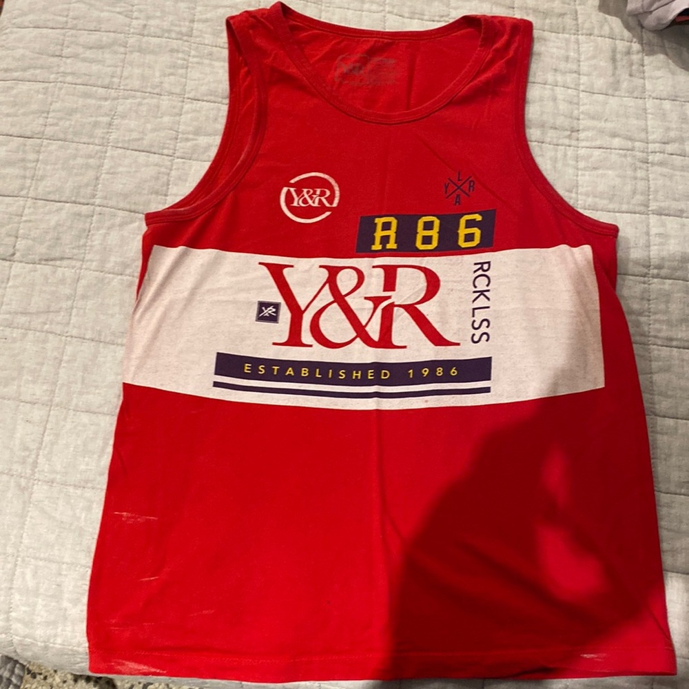 Young and Reckless red tank top size medium